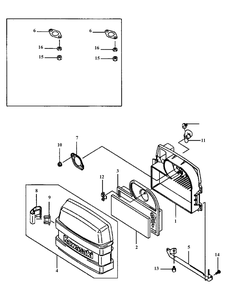 Fh500v-Cs14 Air Filter And Exhaust Diagram and Parts List for H1748 55AE3D4S750-WAM Cub Cadet Lawn Mower